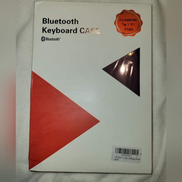 Galaxy Tab A 10.1 (2019) Wireless Bluetooth Keyboard Cover, Samsung Purple New - Picture 3 of 6